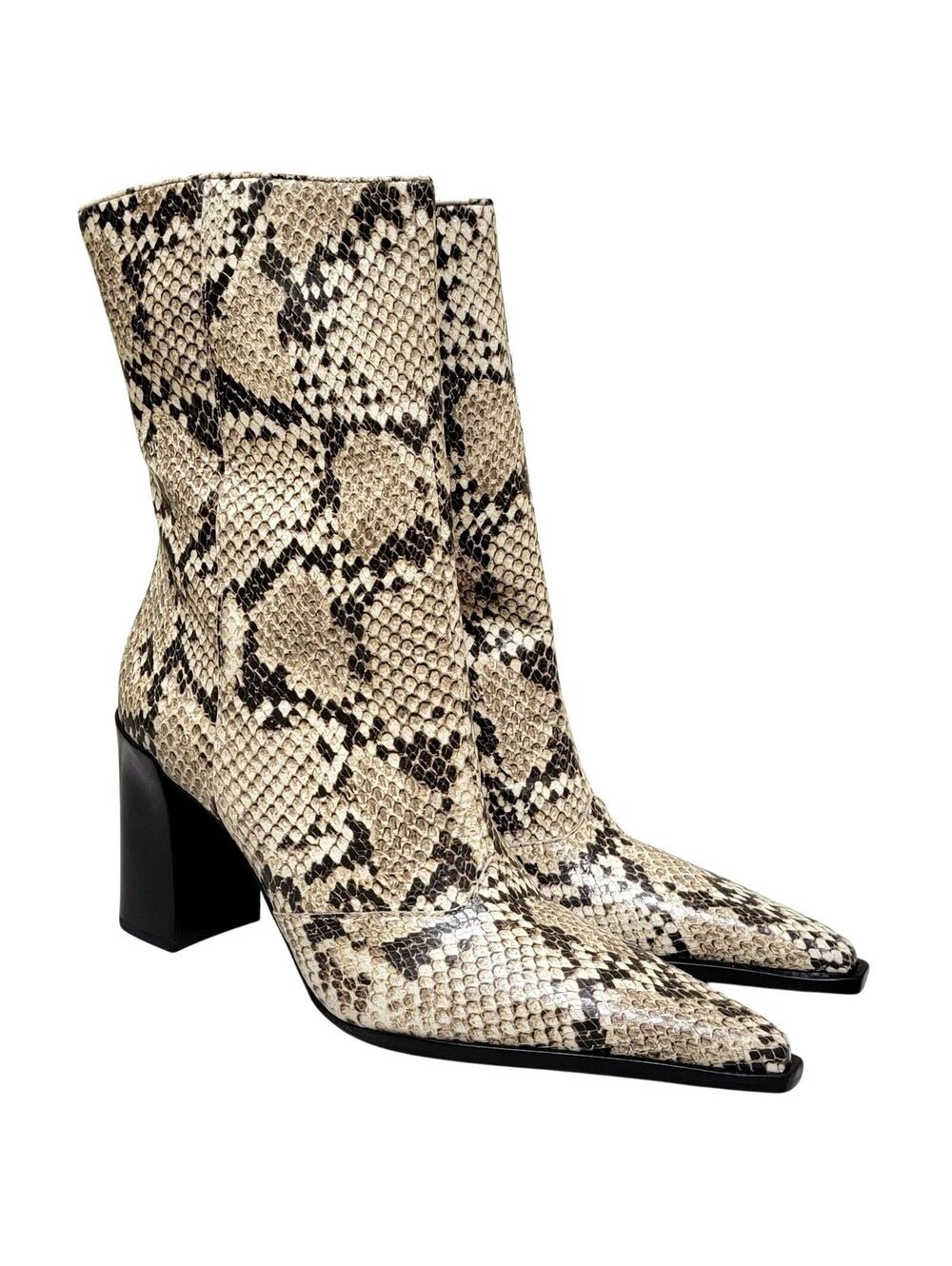 Schutz Raffaela Pointed Toe Mid Calf Booties 10.5 ($25) - Picture 3 of 6